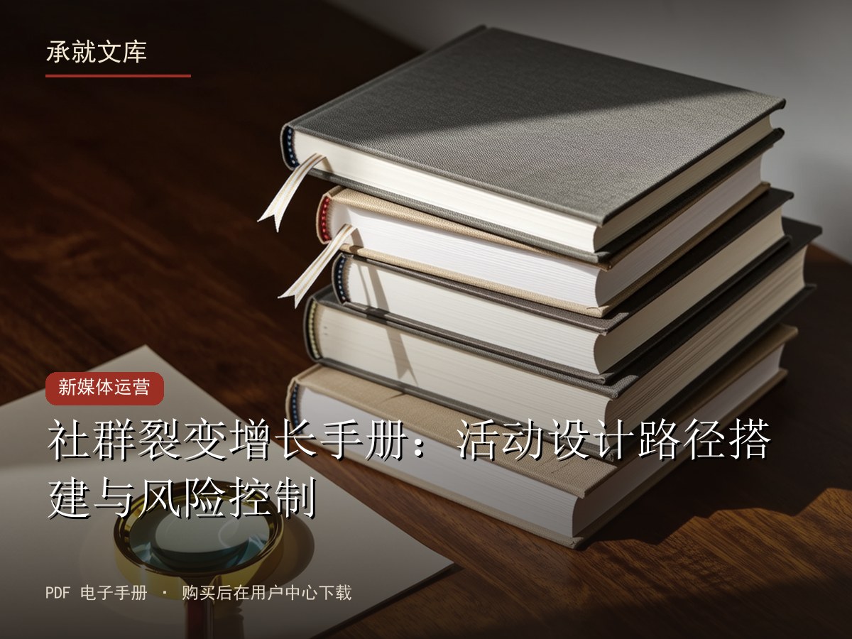 社群裂变增长手册：活动设计路径搭建与风险控制
