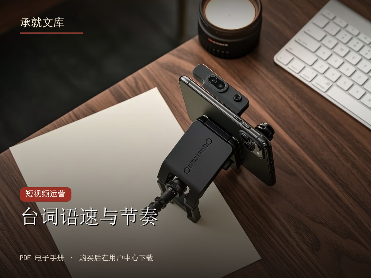 台词语速与节奏