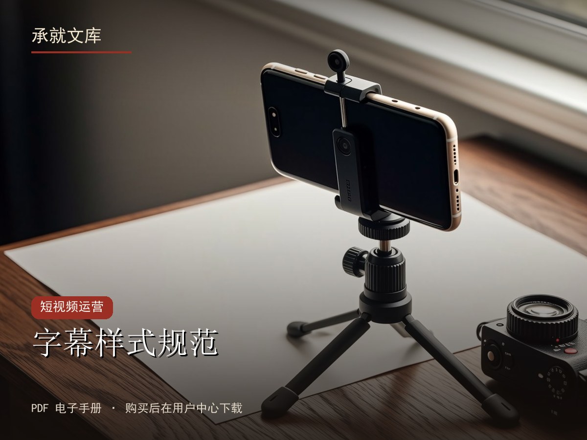 字幕样式规范