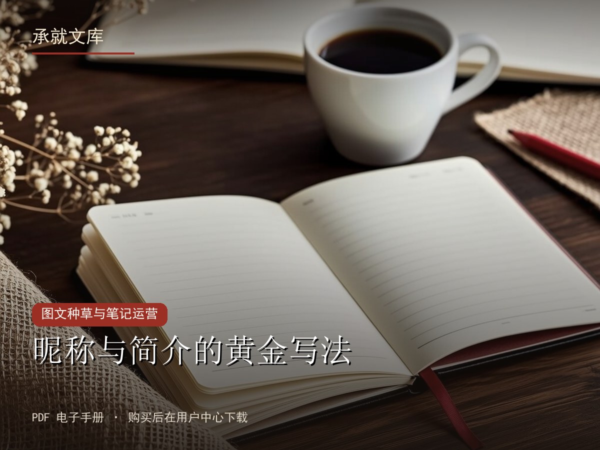 昵称与简介的黄金写法