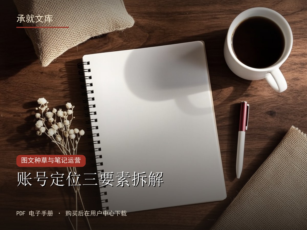账号定位三要素拆解
