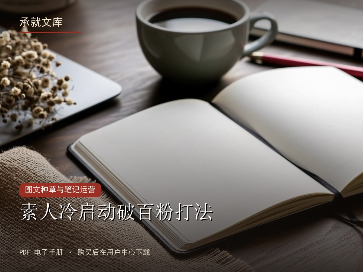 素人冷启动破百粉打法