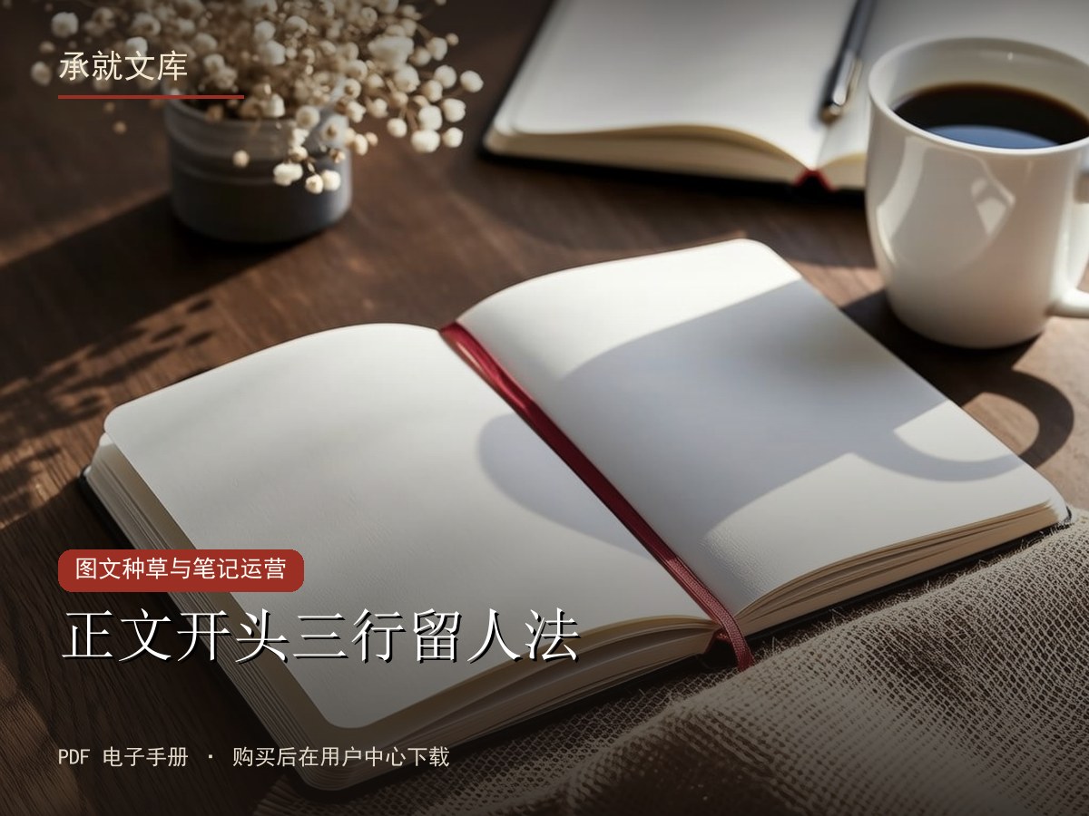 正文开头三行留人法