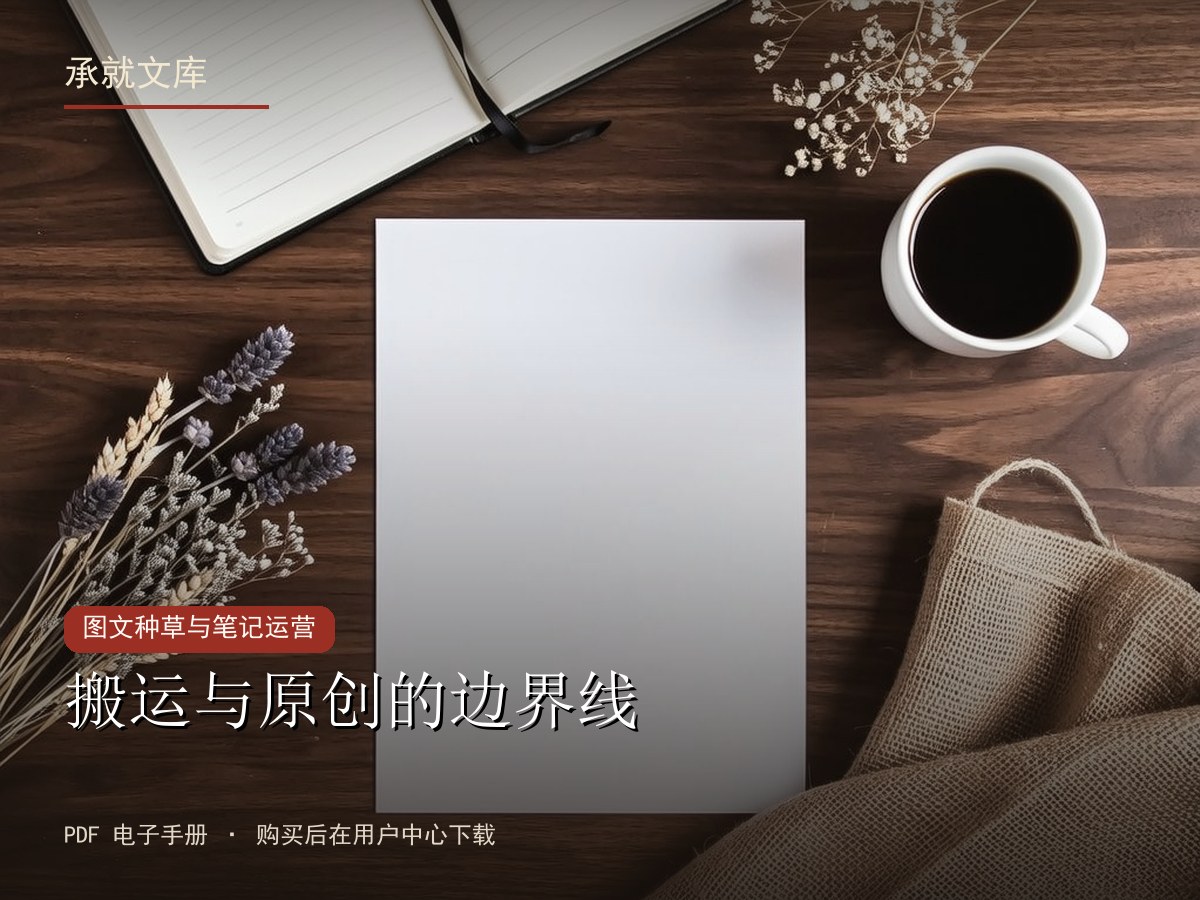 搬运与原创的边界线