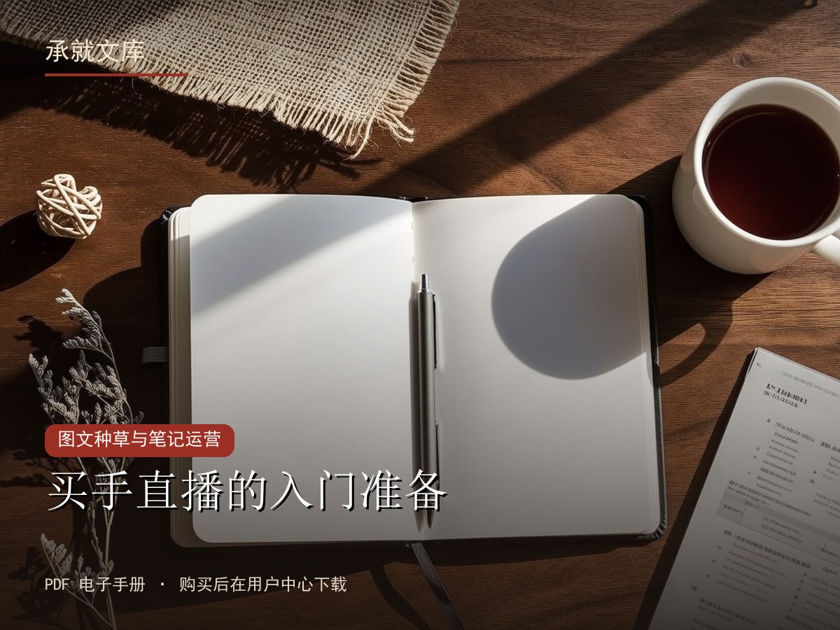 买手直播的入门准备