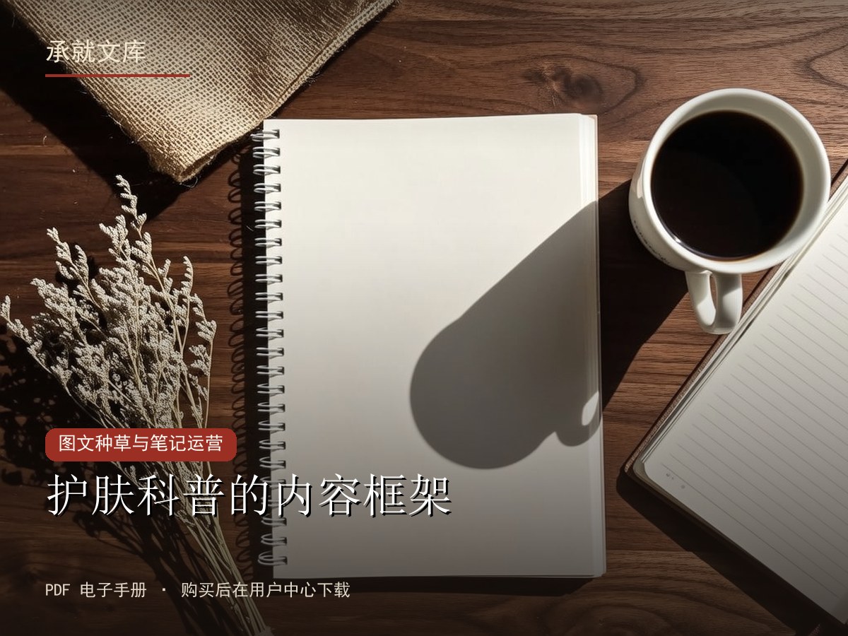 护肤科普的内容框架