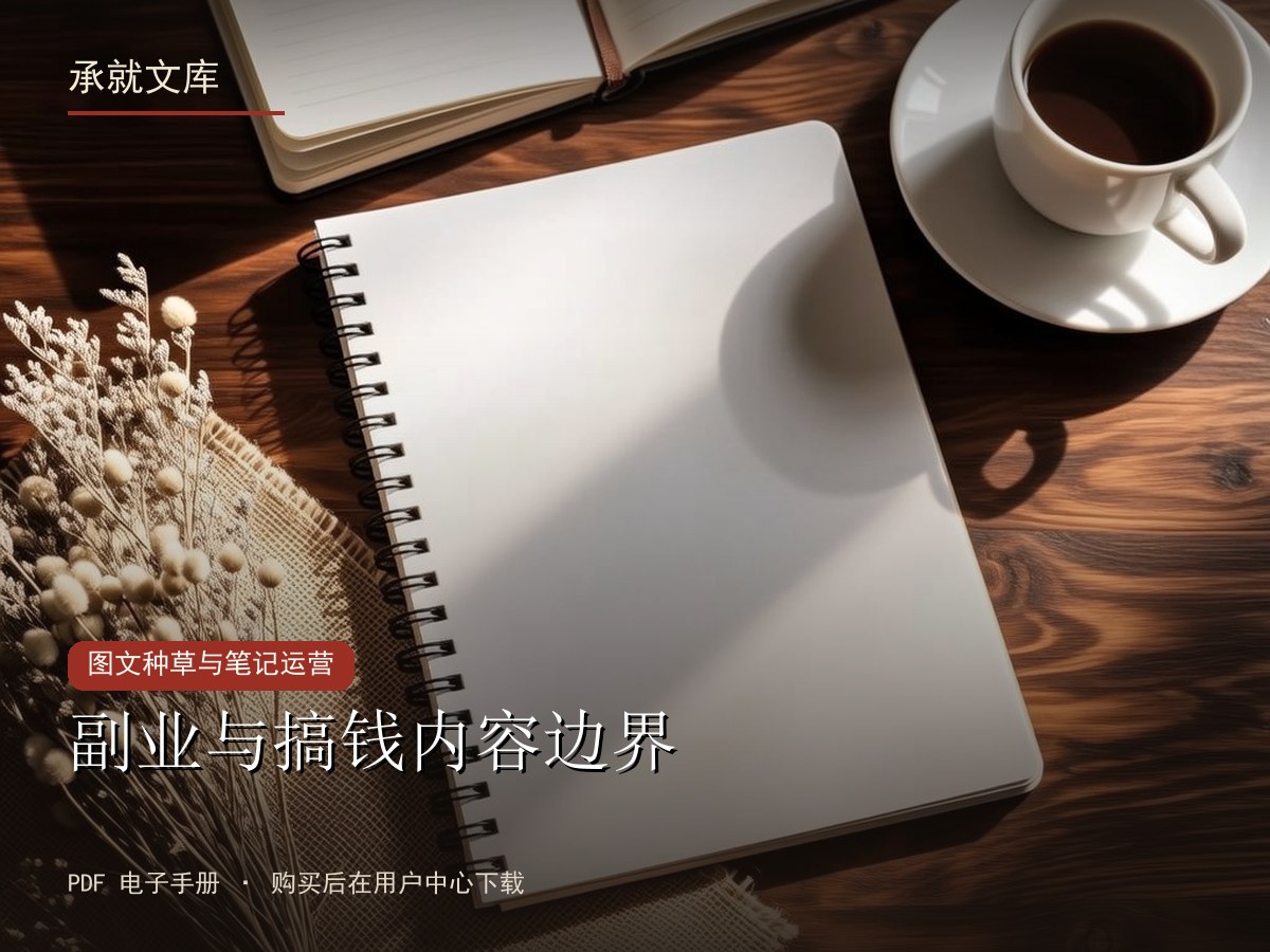 副业与搞钱内容边界