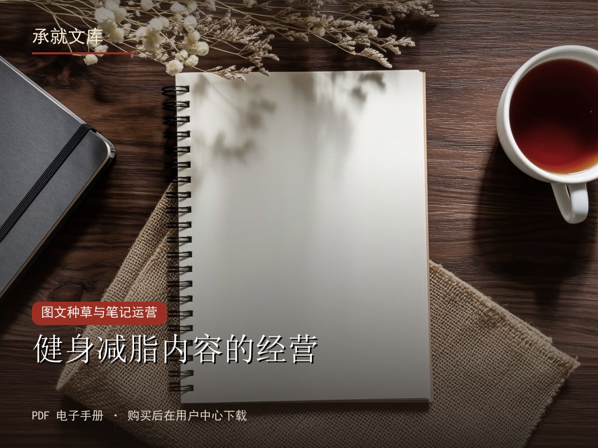 健身减脂内容的经营