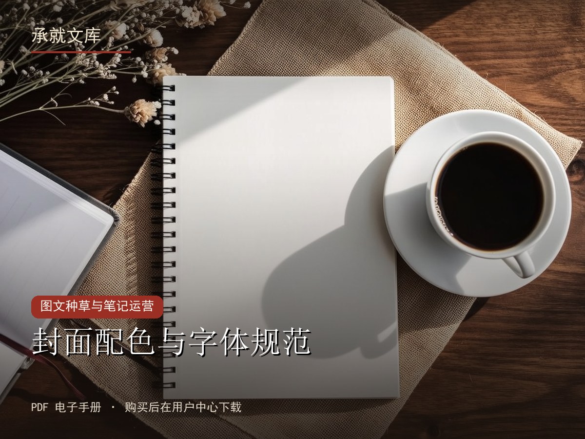 封面配色与字体规范
