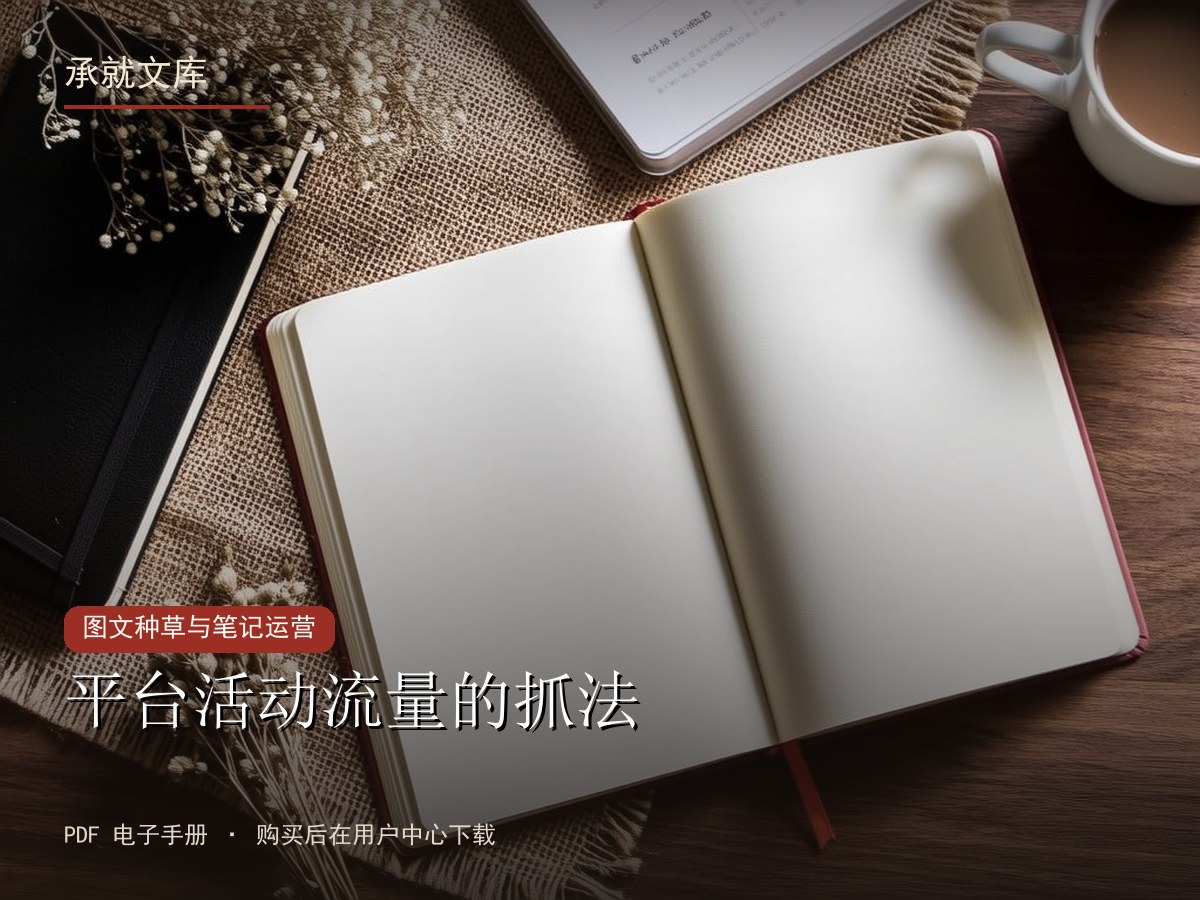 平台活动流量的抓法
