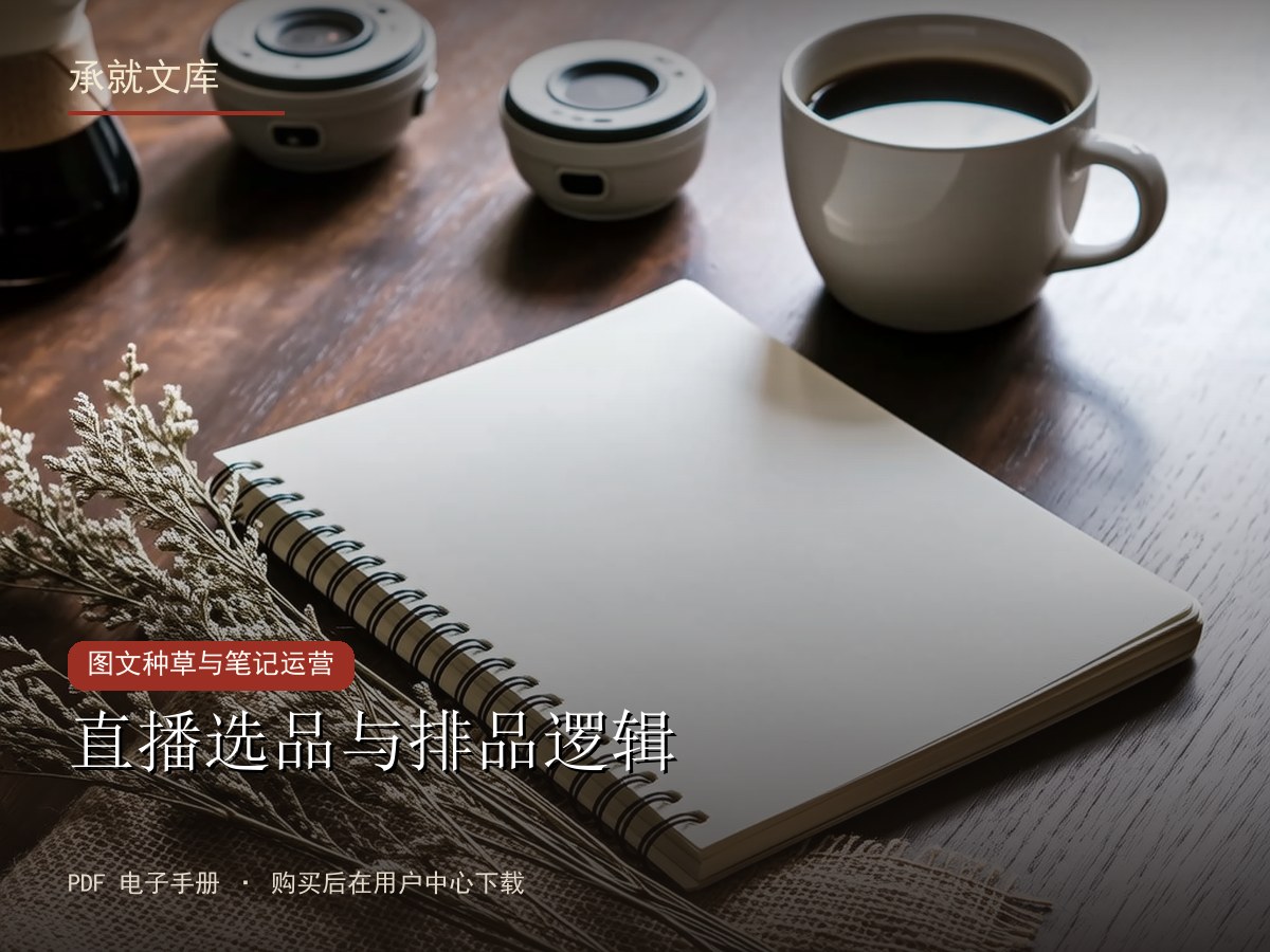 直播选品与排品逻辑