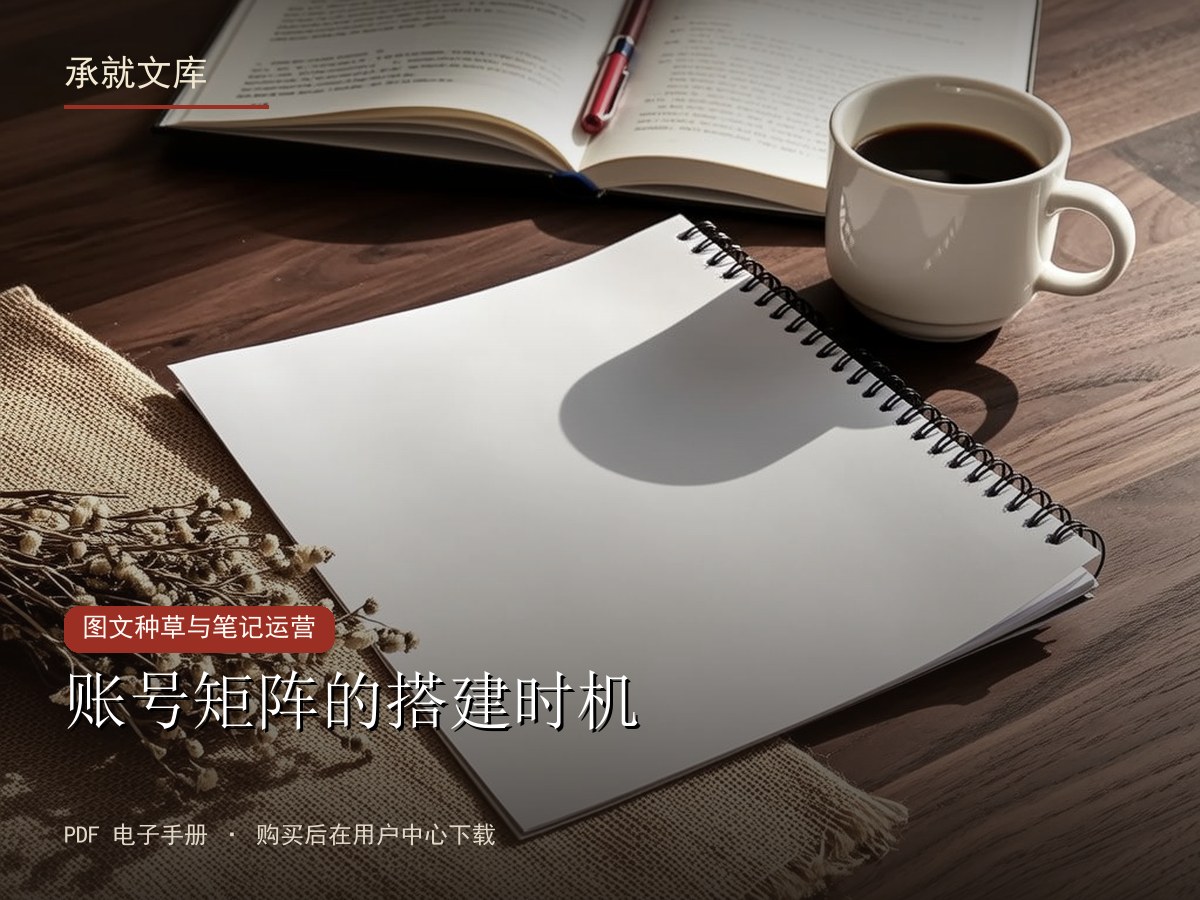 账号矩阵的搭建时机