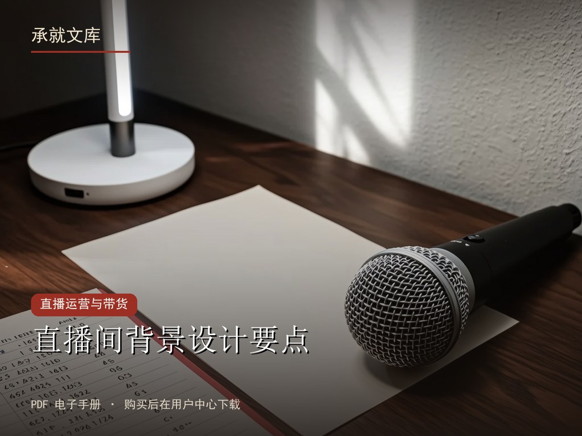 直播间背景设计要点