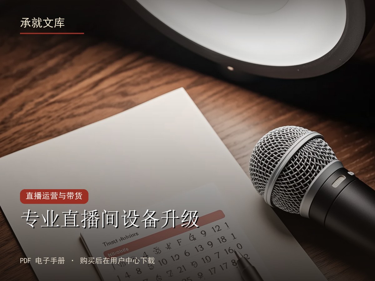 专业直播间设备升级