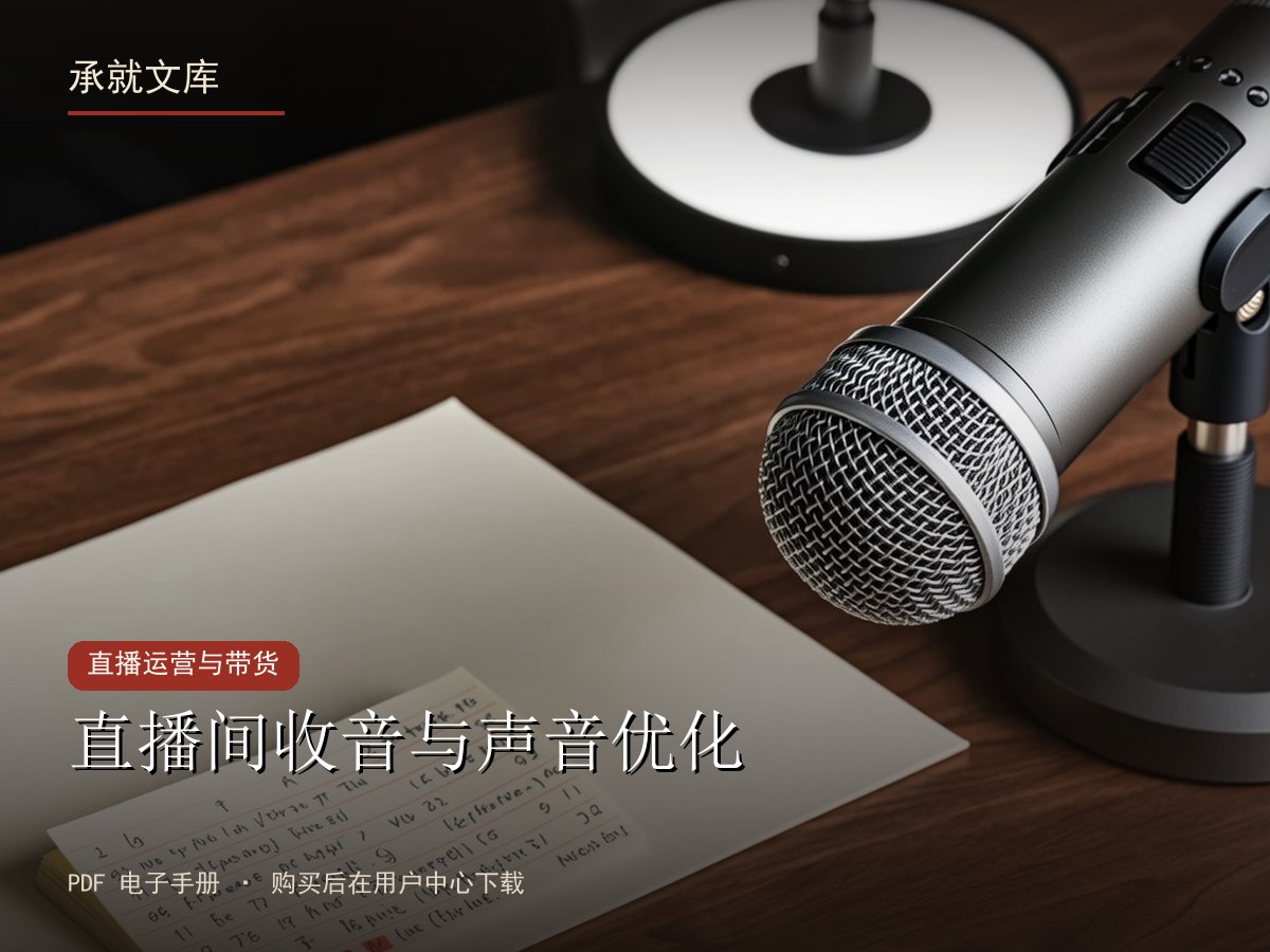 直播间收音与声音优化