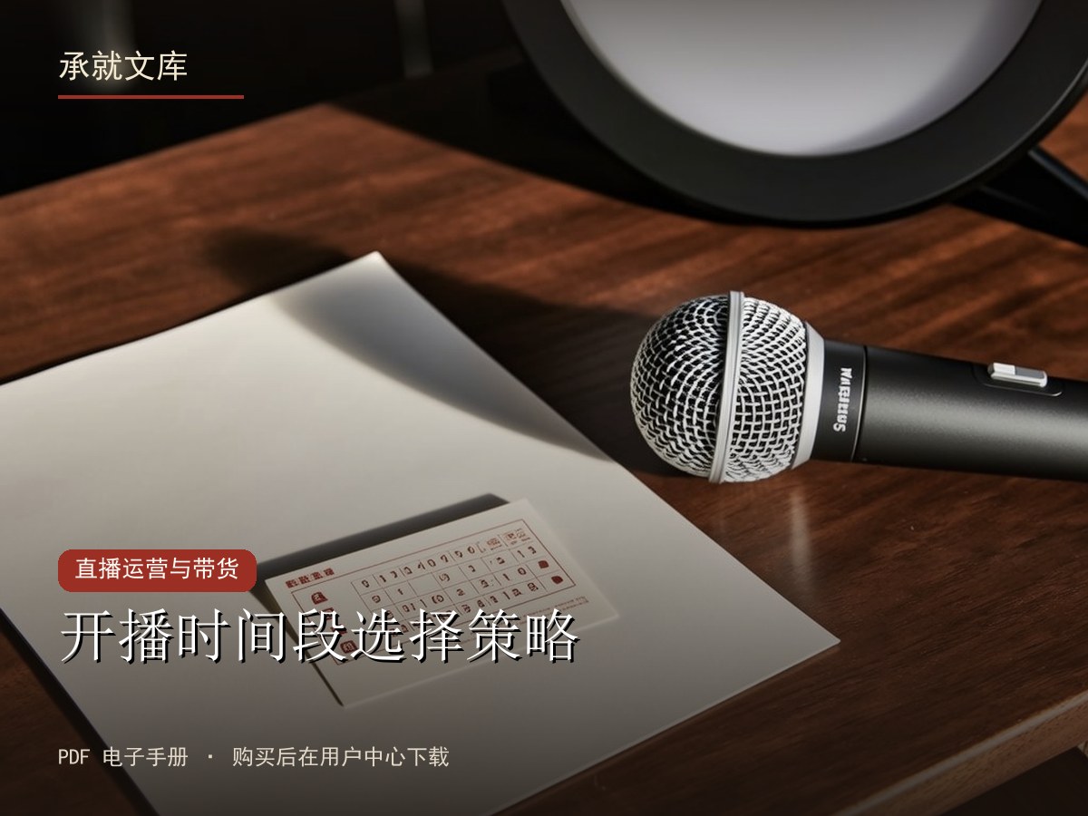 开播时间段选择策略