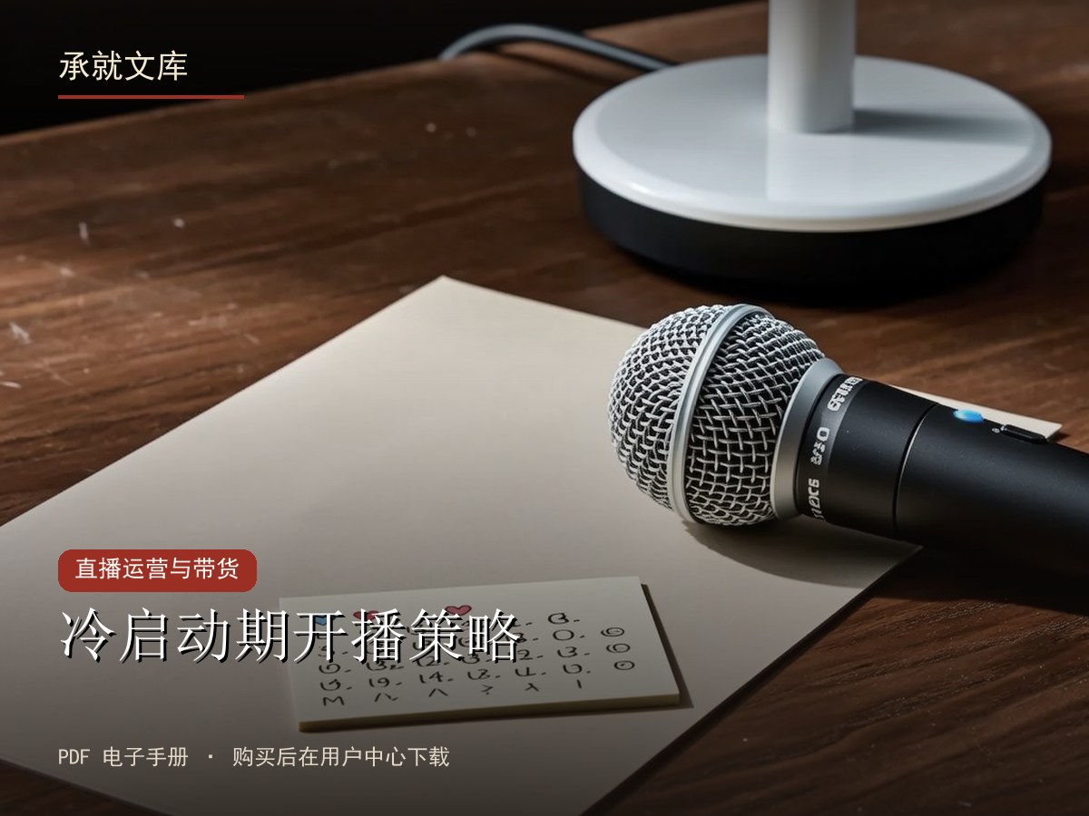 冷启动期开播策略
