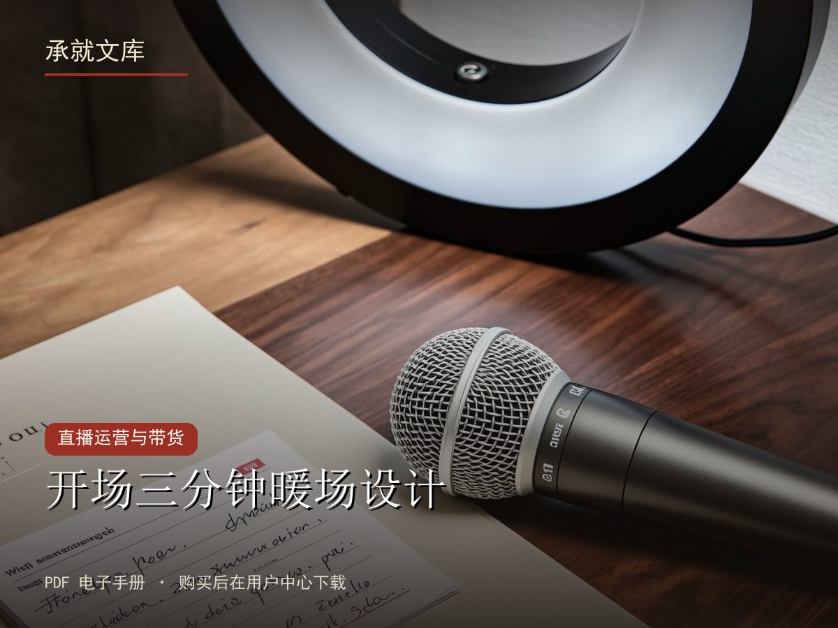 开场三分钟暖场设计