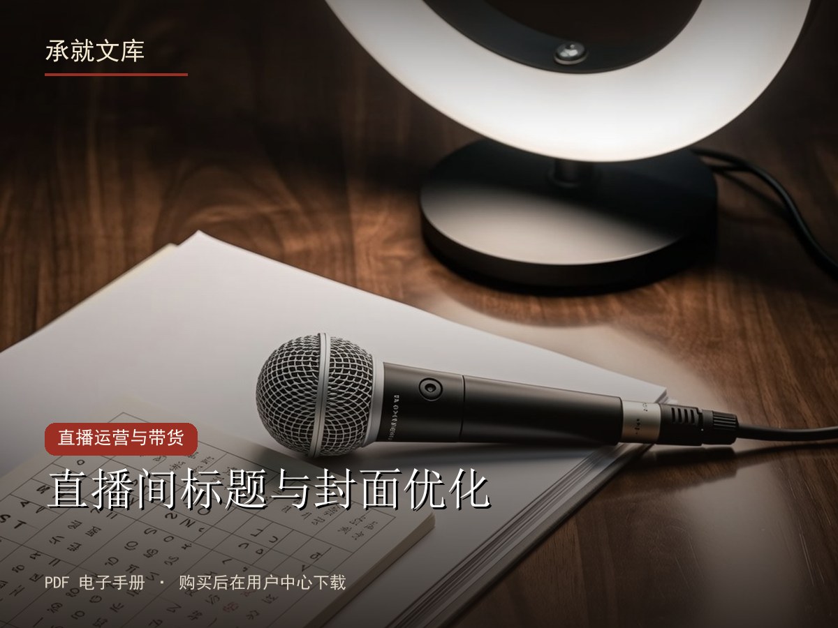 直播间标题与封面优化