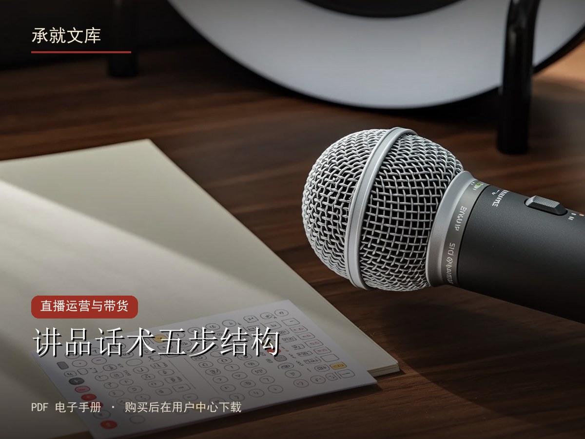 讲品话术五步结构