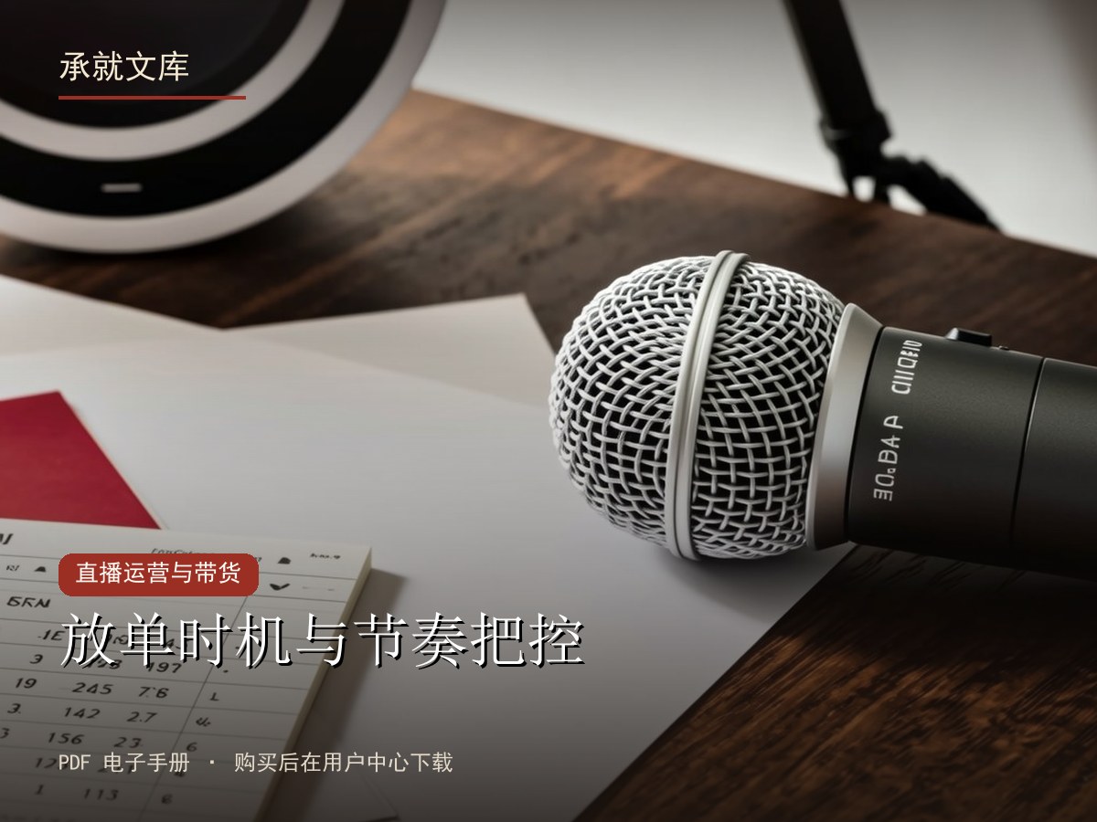 放单时机与节奏把控