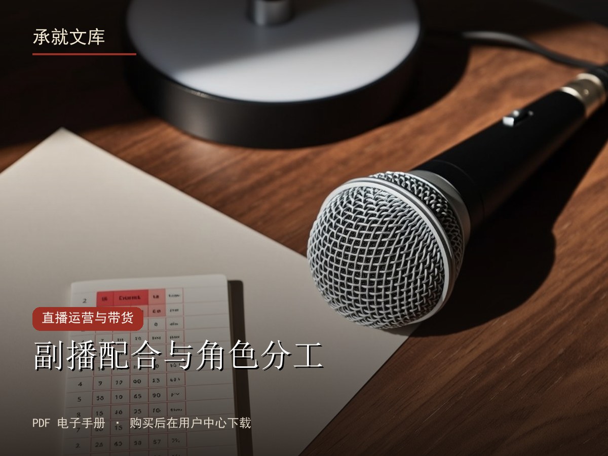 副播配合与角色分工