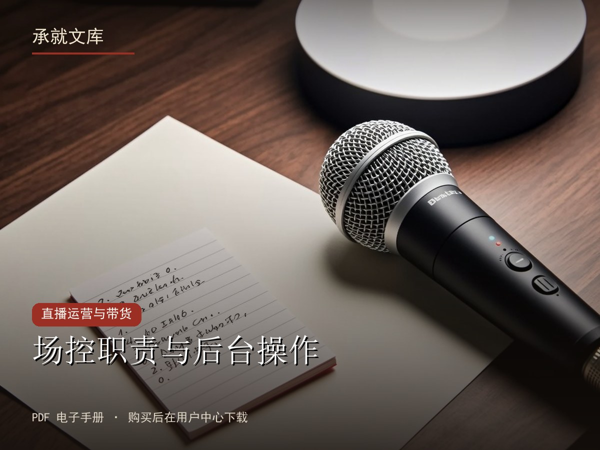 场控职责与后台操作