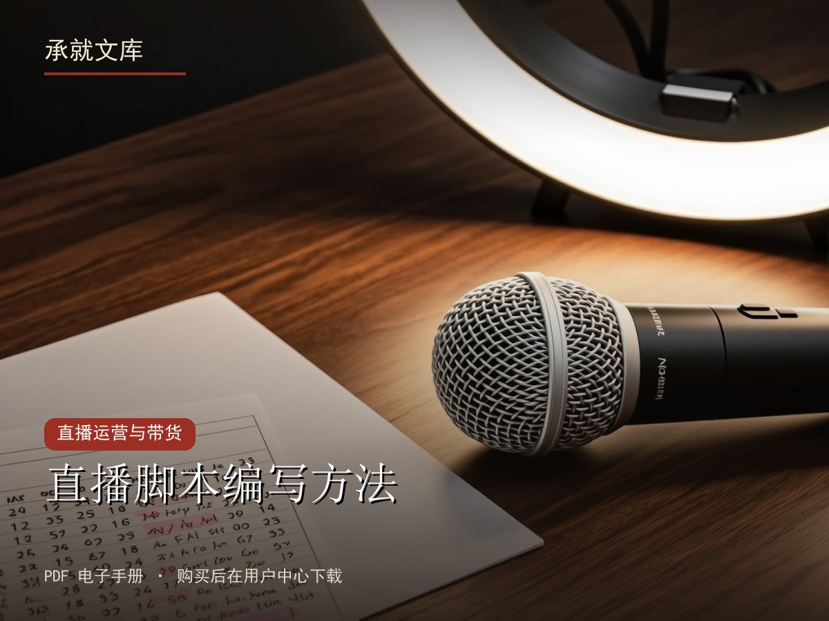 直播脚本编写方法