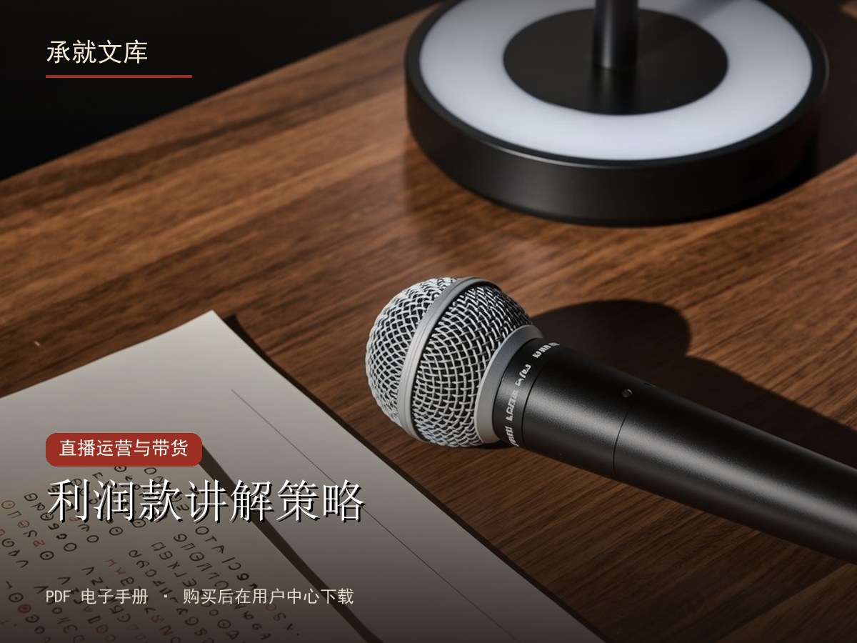 利润款讲解策略