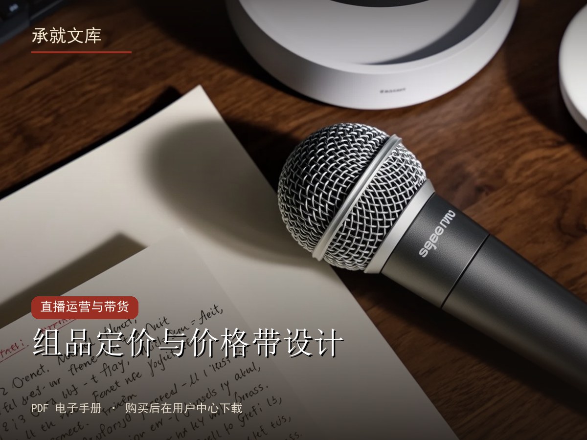 组品定价与价格带设计