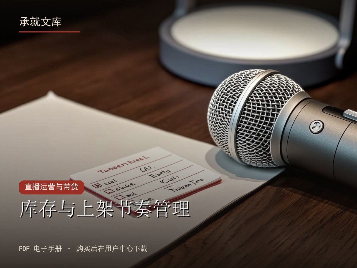 库存与上架节奏管理