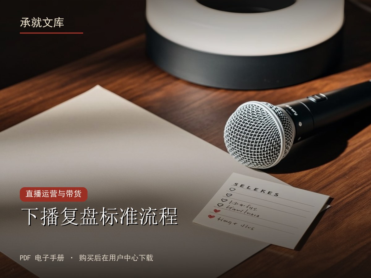 下播复盘标准流程