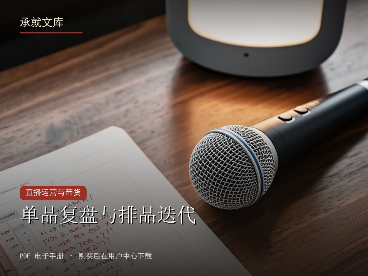单品复盘与排品迭代