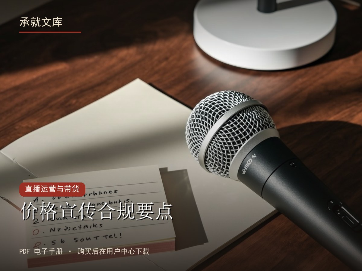 价格宣传合规要点