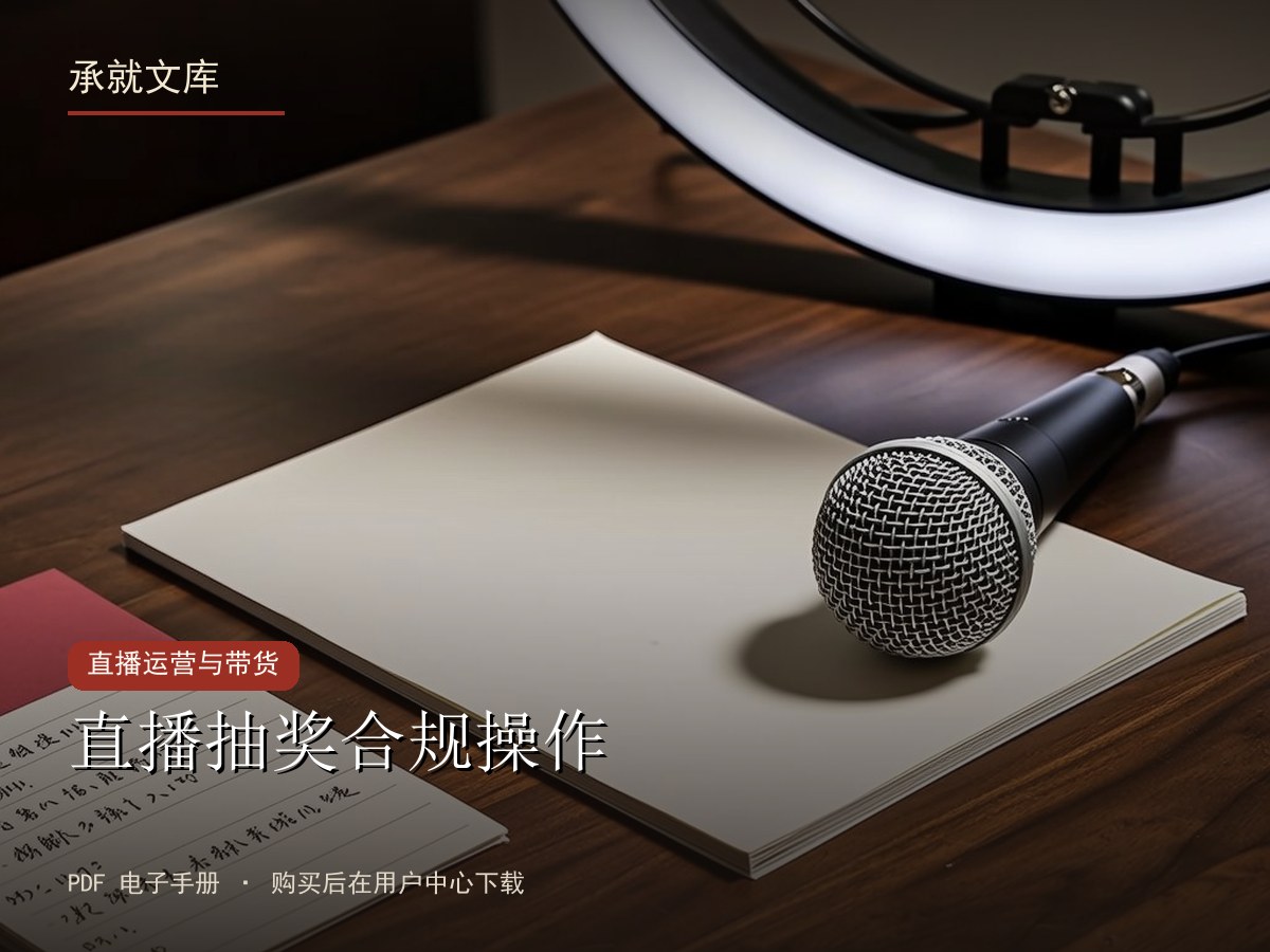 直播抽奖合规操作
