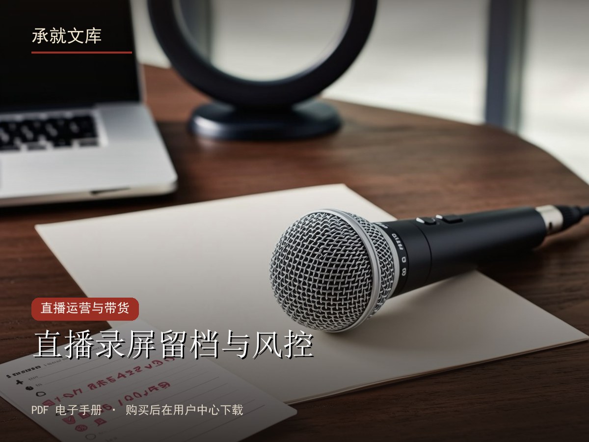 直播录屏留档与风控