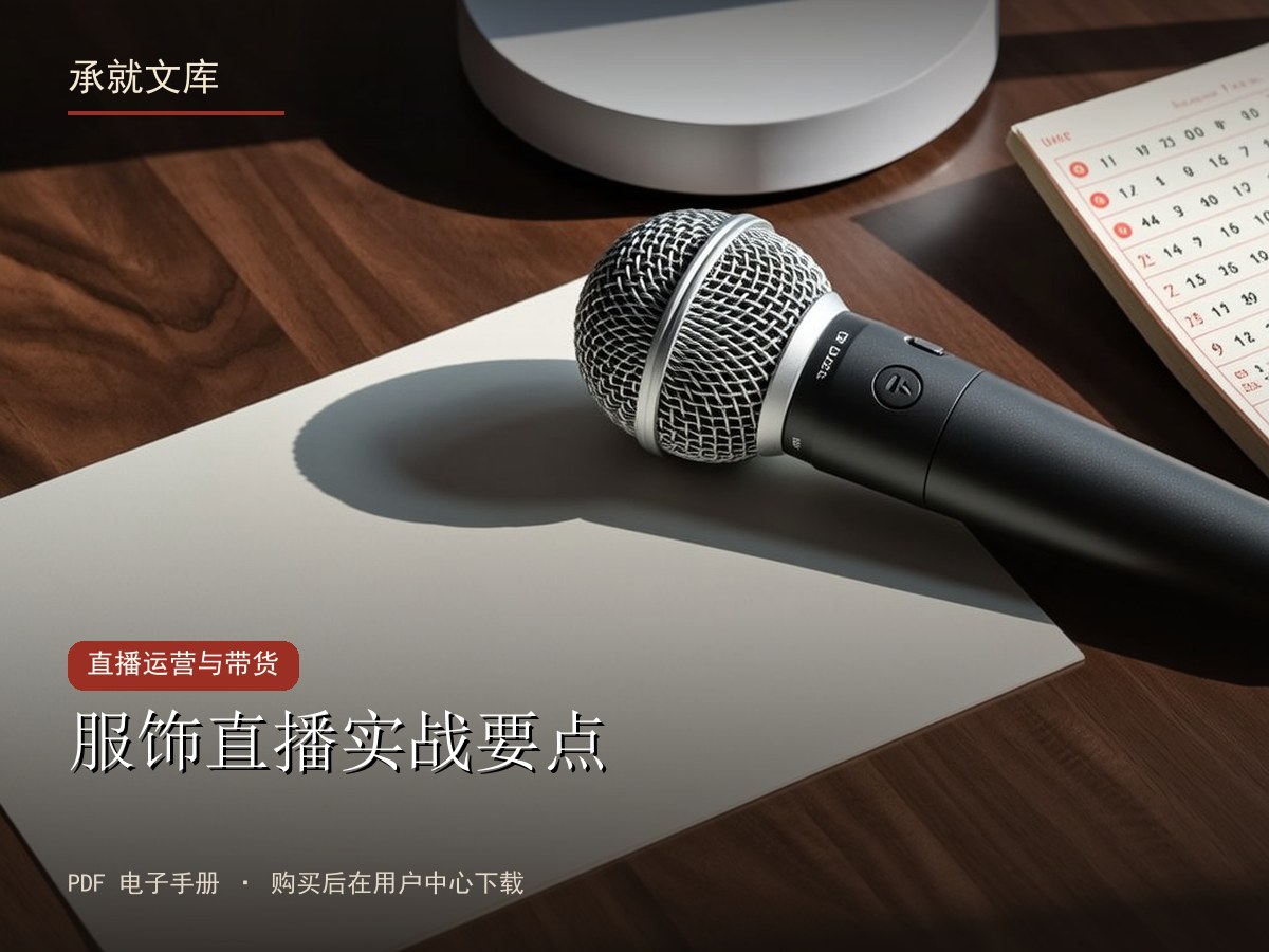 服饰直播实战要点