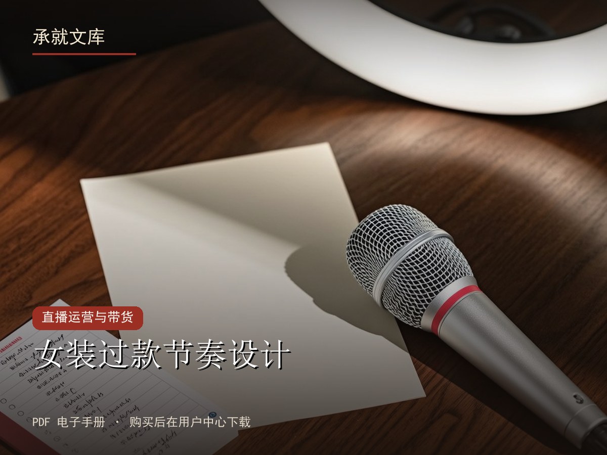 女装过款节奏设计