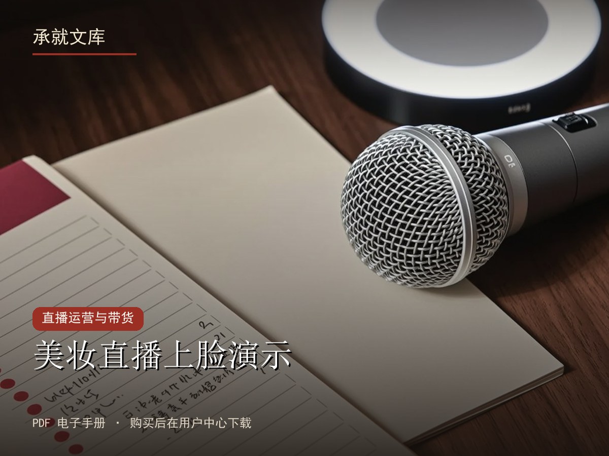 美妆直播上脸演示