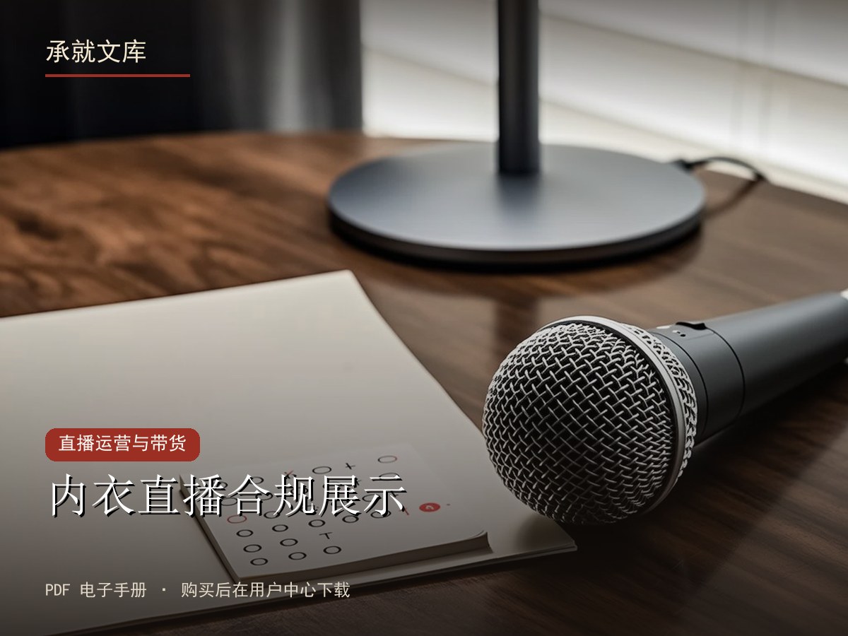 内衣直播合规展示