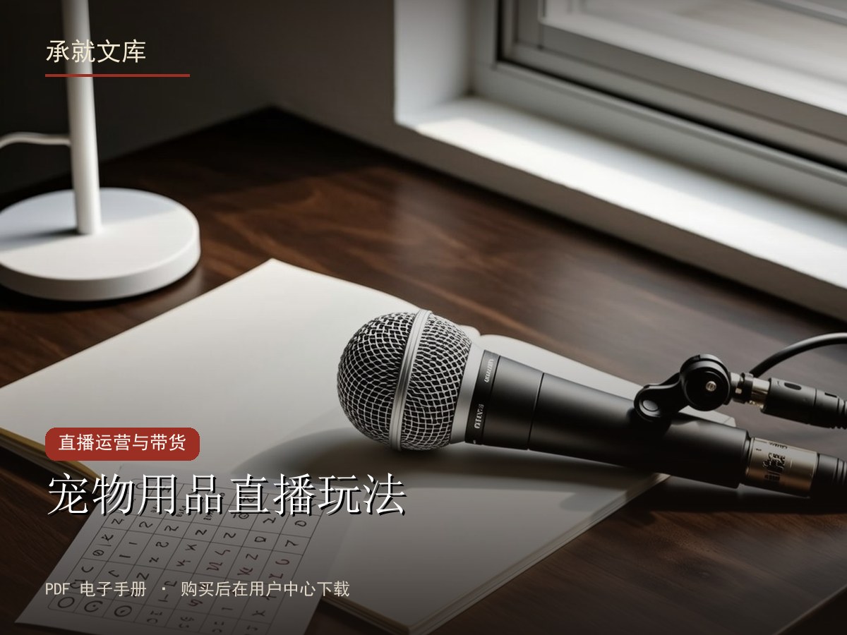 宠物用品直播玩法