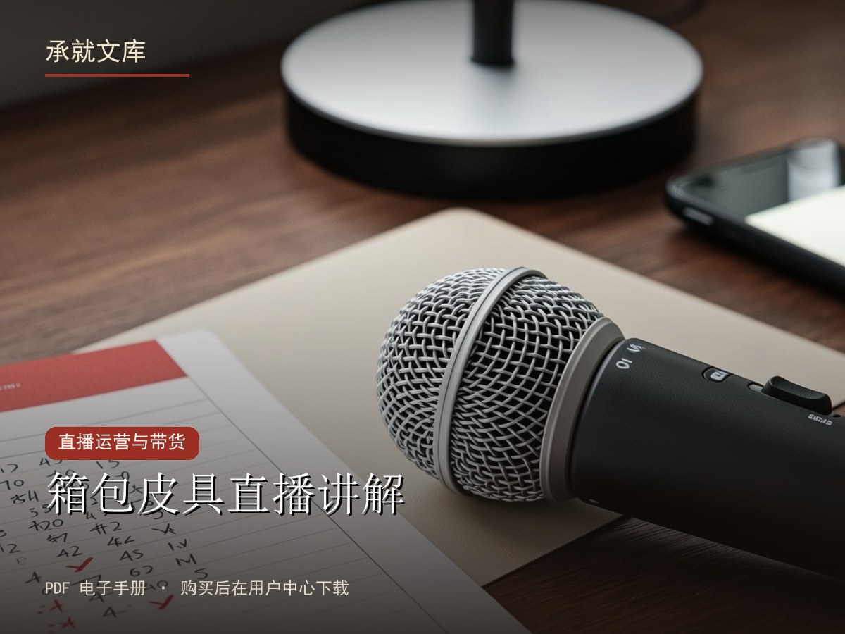 箱包皮具直播讲解