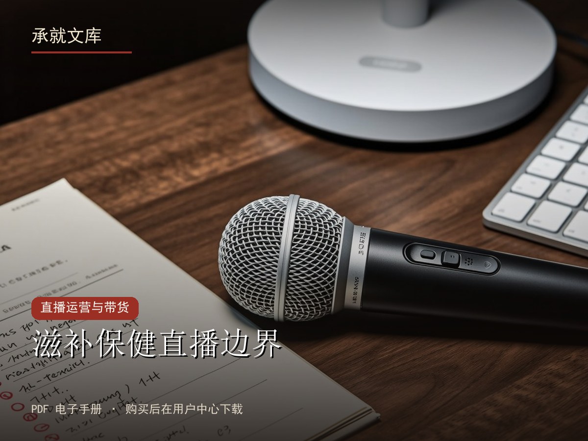 滋补保健直播边界