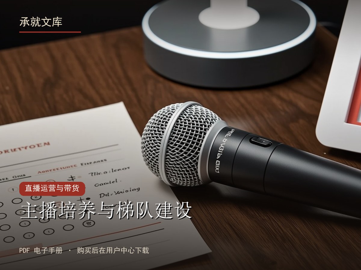主播培养与梯队建设