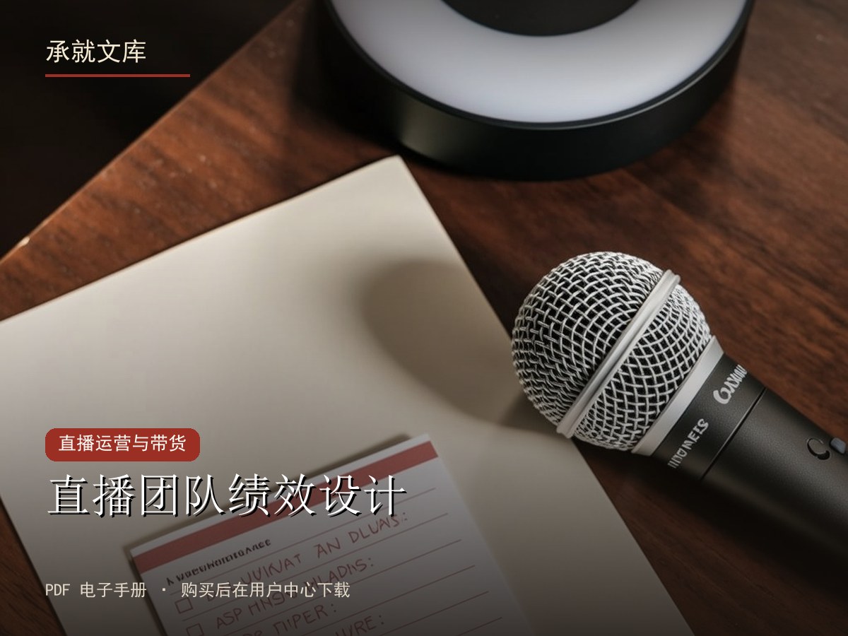 直播团队绩效设计