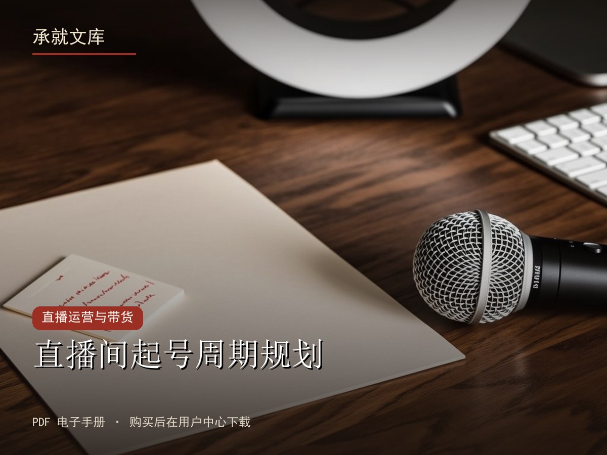 直播间起号周期规划