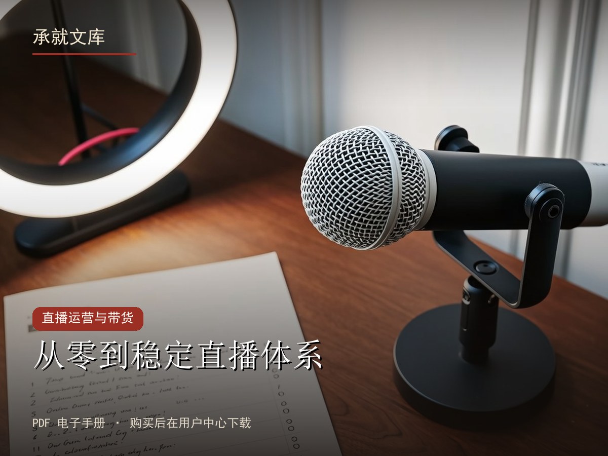 从零到稳定直播体系