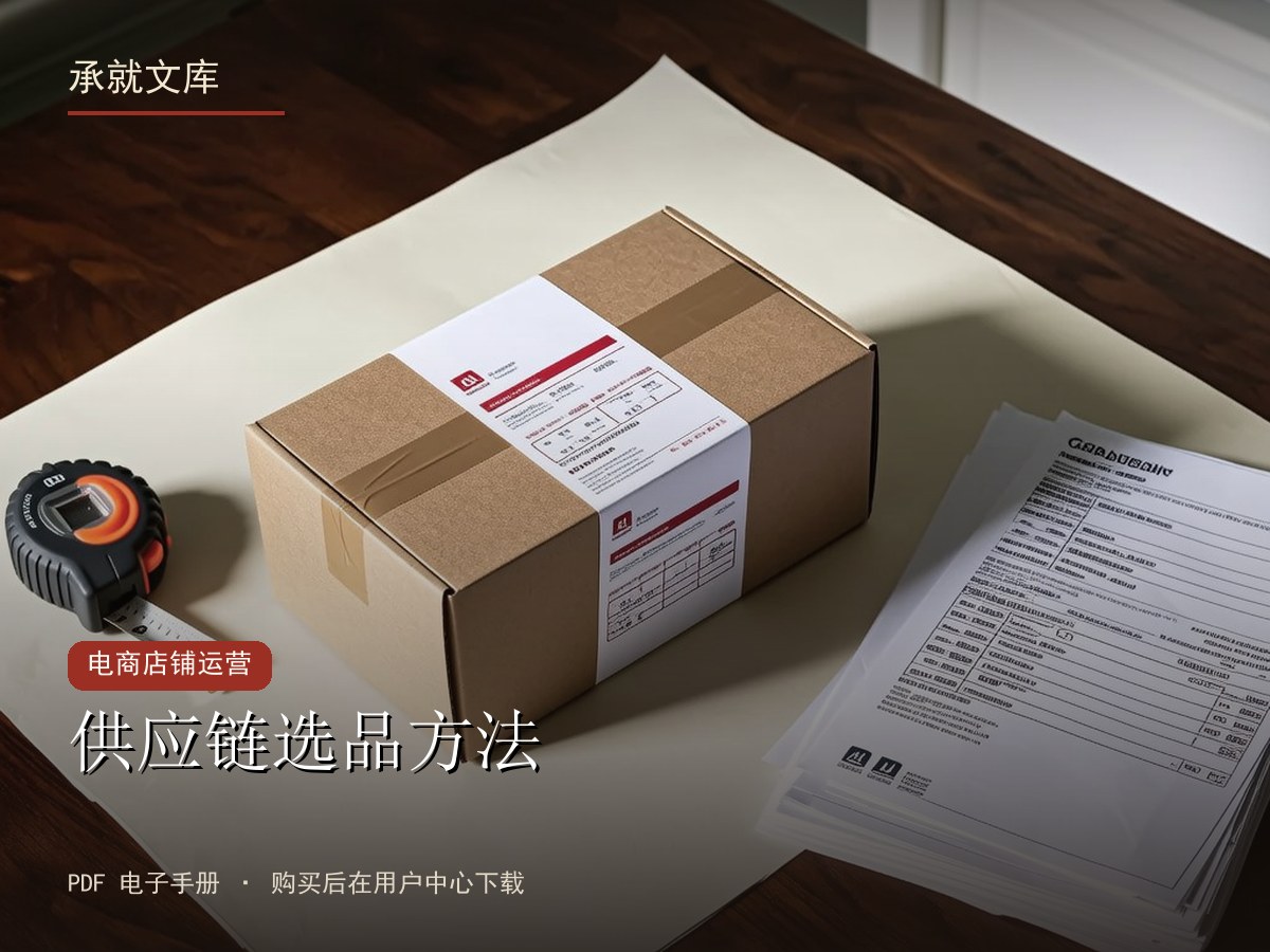 供应链选品方法