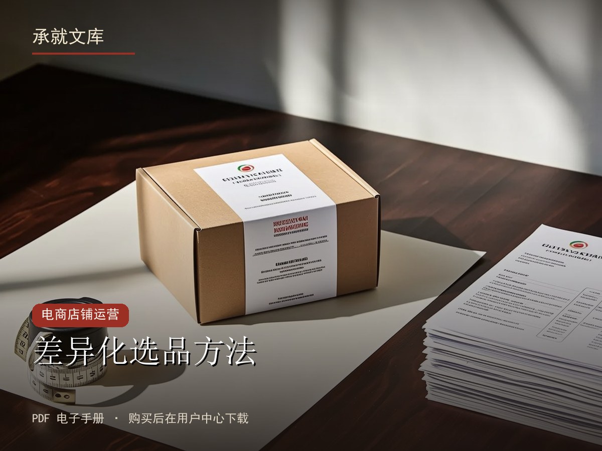 差异化选品方法