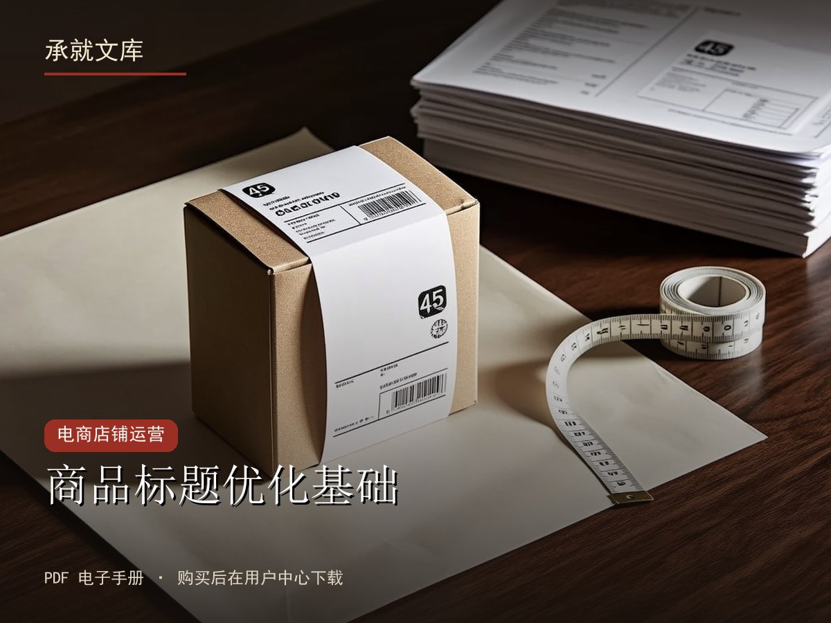 商品标题优化基础